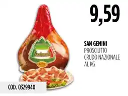 Carico Cash & Carry San Gemini Prosciutto Crudo Nazionale offerta