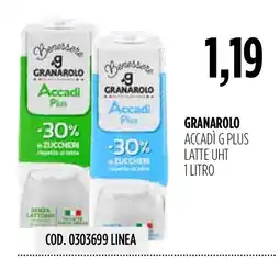 Carico Cash & Carry Granarolo Accadì G Plus offerta