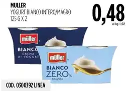 Carico Cash & Carry Müller Yogurt Bianco Intero/Magro offerta