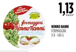 Carico Cash & Carry Formaggini Nonno Nanni offerta