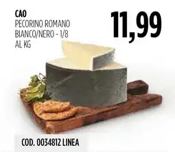 Carico Cash & Carry CAO Pecorino Romano Bianco/Nero offerta