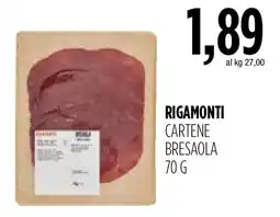 Carico Cash & Carry Rigamonti cartene bresaola offerta