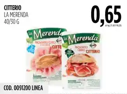 Carico Cash & Carry La Merenda Prosciutto Cotto Citterio offerta