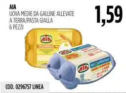 Carico Cash & Carry Uova medie da galline allevate a terra/pasta gialla AIA offerta