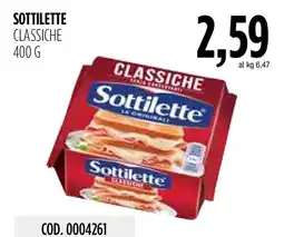Carico Cash & Carry Sottilette classiche offerta