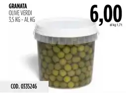 Carico Cash & Carry Granata olive verdi offerta