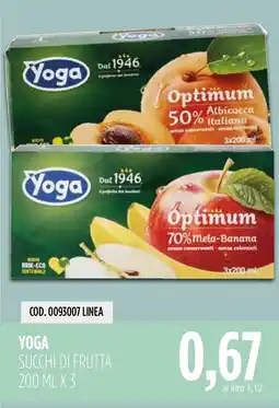 Carico Cash & Carry Yoga succhi di frutta offerta