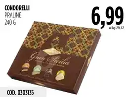 Carico Cash & Carry Condorelli praline offerta