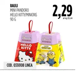Carico Cash & Carry Bauli mini pandoro hello kitty/minions offerta