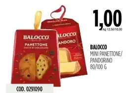 Carico Cash & Carry Balocco mini panettone/pandorino offerta