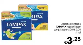 Assorbente interno Tampax
