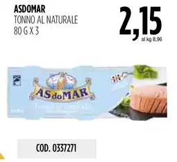 Carico Cash & Carry Asdomar tonno al naturale offerta
