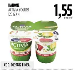 Carico Cash & Carry Danone Activia yogurt offerta