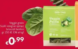 Maxi Supermercati Veggie green fusilli integrali spinaci broccoli basilico offerta