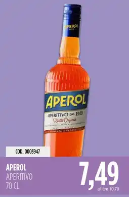 Carico Cash & Carry Aperol Aperitivo offerta