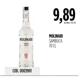 Carico Cash & Carry Molinari Sambuca offerta