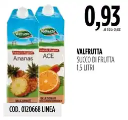 Carico Cash & Carry Valfrutta succo di frutta offerta