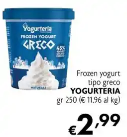 Maxi Supermercati Frozen yoghurt tipo greco Yogurteria offerta
