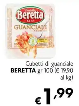 Maxi Supermercati Cubetti di guanciale Beretta offerta