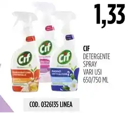 Carico Cash & Carry Cif Detergente Spray offerta
