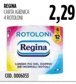 Carico Cash & Carry Rotoloni Regina carta igienica offerta