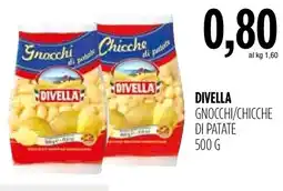 Carico Cash & Carry Divella gnocchi/chicche di patate offerta