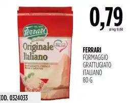 Carico Cash & Carry Ferrari formaggio grattugiato italiano offerta