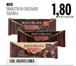 Carico Cash & Carry Tavoletta di cioccolato Novi offerta