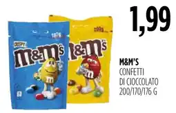Carico Cash & Carry M&M'S confetti di cioccolato offerta