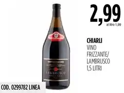 Carico Cash & Carry Chiarli vino frizzante/ lambrusco offerta