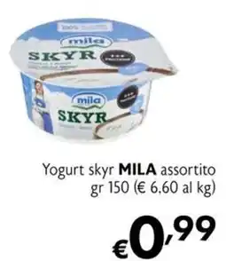 Maxi Supermercati Yogurt skyr MILA assortito offerta