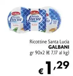 Maxi Supermercati Ricottine Santa Lucia Galbani offerta