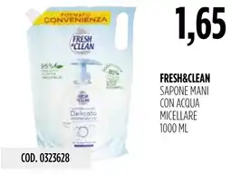 Carico Cash & Carry Fresh&clean sapone mani con acqua micellare offerta