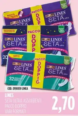 Carico Cash & Carry Lines seta ultra assorbenti offerta