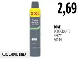 Carico Cash & Carry Dove deodorante spray offerta