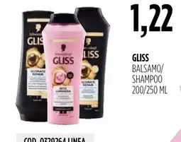 Carico Cash & Carry Gliss balsamo/shampoo offerta