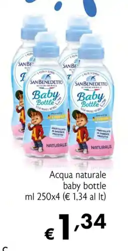 Maxi Supermercati San Benedetto Acqua naturale baby bottle offerta