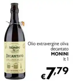 Maxi Supermercati Olio extravergine oliva decantato Monini offerta