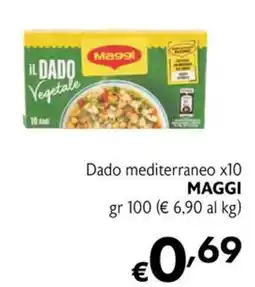 Maxi Supermercati Dado mediterraneo Maggi offerta