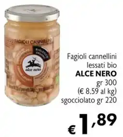 Maxi Supermercati Fagioli cannellini lessati bio Alce Nero offerta