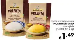 Maxi Supermercati Farina pronta istantanea Molino di Ferro bianca/gialla offerta