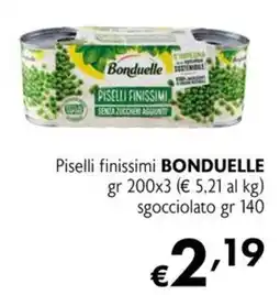 Maxi Supermercati Piselli finissimi Bonduelle offerta