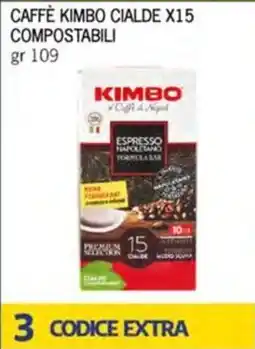 Maxi Supermercati Caffè Kimbo cialde compostabili offerta
