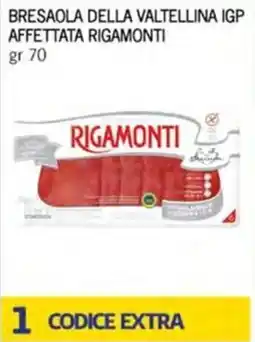 Maxi Supermercati Bresaola della Valtellina IGP affettata Rigamonti offerta