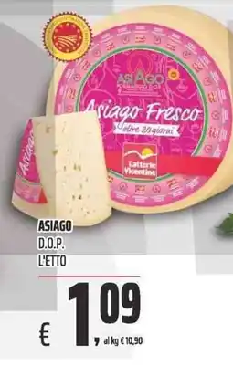 Coop Asiago Fresco Lattierie Vicentine offerta