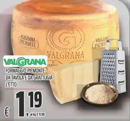 Coop Valgrana Formaggio Piemonte offerta