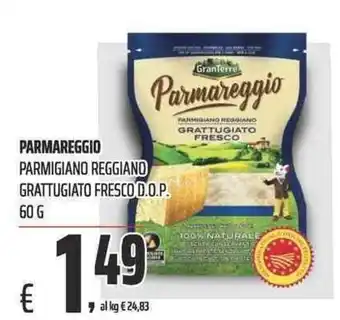 Parmareggio Parmigiano Reggiano Grattugiato Fresco D.O.P.