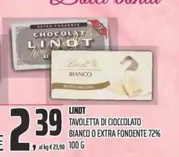 Coop Lindt Tavoletta di cioccolato offerta