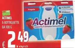 Coop Actimel Fragola offerta