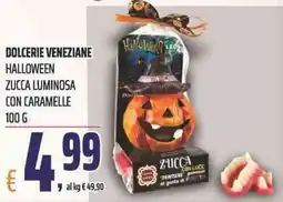 Coop Dolcerie veneziane zucca luminosa con caramelle offerta